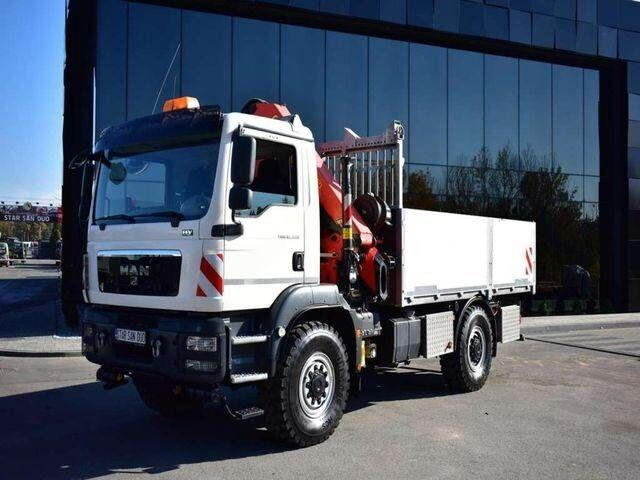 MAN TGM 18.340 4x4 PALFINGER PK 18002 CRANE WINCH - Бордови камион, Камион с кран: снимка 2 MAN TGM 18.340 4x4 PALFINGER PK 18002 CRANE WINCH - Бордови камион, Камион с кран: снимка 2