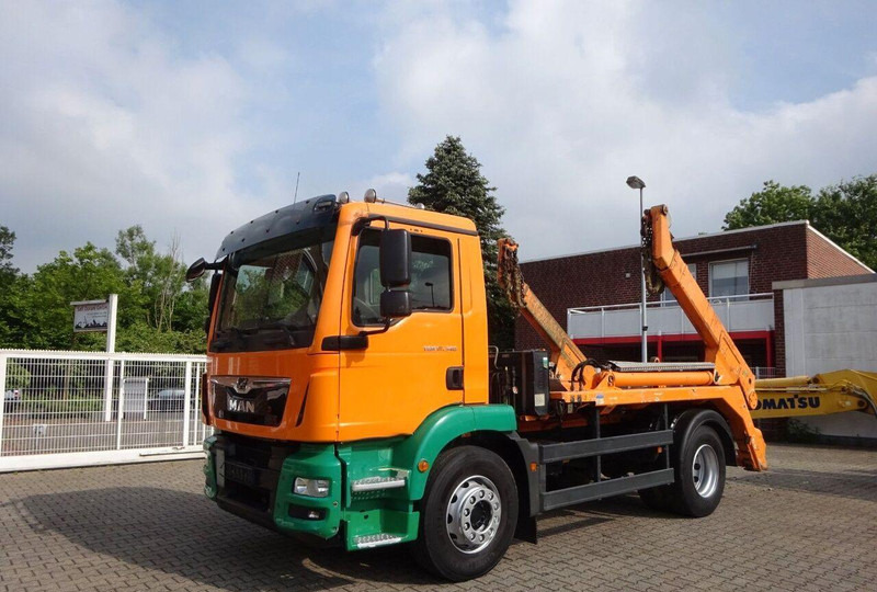 MAN TGM 18.340 Meiller AK12 MT Skip Loader - Мултилифт за контейнери камион: снимка 1 MAN TGM 18.340 Meiller AK12 MT Skip Loader - Мултилифт за контейнери камион: снимка 1