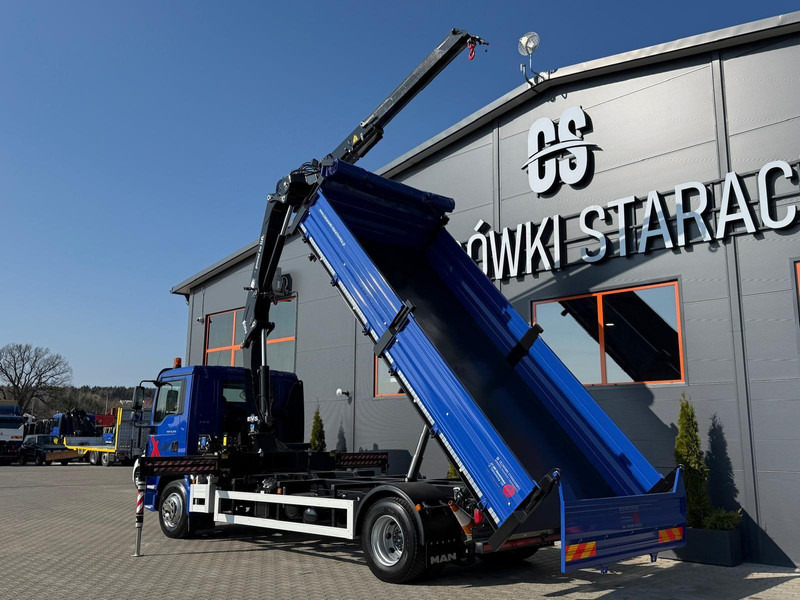 MAN TGM TGL 15.250 / E6 / wywrotka 3-S + HMF żuraw z pilotem / H - Самосвал камион, Камион с кран: снимка 3 MAN TGM TGL 15.250 / E6 / wywrotka 3-S + HMF żuraw z pilotem / H - Самосвал камион, Камион с кран: снимка 3