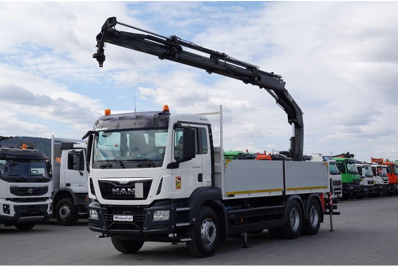 MAN TGS 26.320 / 6X4 / SKRZYNIOWY 6.5 M + HDS HIAB 188 BS-3 / MAX UD - Бордови камион, Камион с кран: снимка 1 MAN TGS 26.320 / 6X4 / SKRZYNIOWY 6.5 M + HDS HIAB 188 BS-3 / MAX UD - Бордови камион, Камион с кран: снимка 1