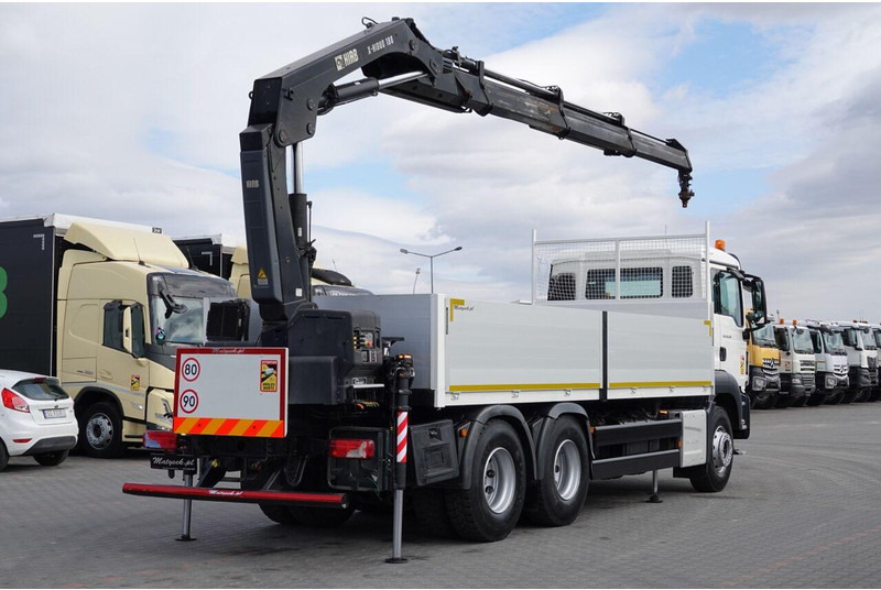 MAN TGS 26.320 / 6X4 / SKRZYNIOWY 6.5 M + HDS HIAB 188 BS-3 / MAX UD - Бордови камион, Камион с кран: снимка 3 MAN TGS 26.320 / 6X4 / SKRZYNIOWY 6.5 M + HDS HIAB 188 BS-3 / MAX UD - Бордови камион, Камион с кран: снимка 3