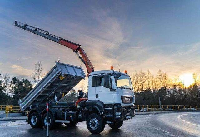 MAN TGS 26.360 6x6 PALFINGER PK 18001 EH Crane Kipe - Самосвал камион, Камион с кран: снимка 4 MAN TGS 26.360 6x6 PALFINGER PK 18001 EH Crane Kipe - Самосвал камион, Камион с кран: снимка 4