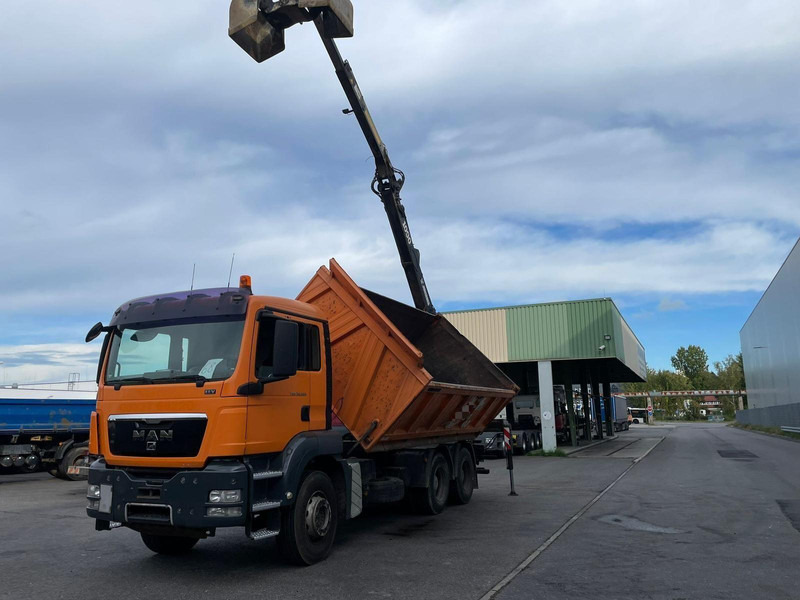 MAN TGS 26.360 Tipper + Crane Jonsered J 1090 - Самосвал камион, Камион с кран: снимка 4 MAN TGS 26.360 Tipper + Crane Jonsered J 1090 - Самосвал камион, Камион с кран: снимка 4