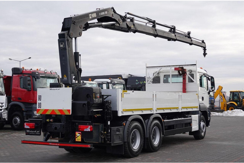 MAN TGS 26.400 / 6x4 / SKRZYNIOWY - 6,5M / HDS HIAB 188 4xwysów 13 M - Бордови камион, Камион с кран: снимка 3 MAN TGS 26.400 / 6x4 / SKRZYNIOWY - 6,5M / HDS HIAB 188 4xwysów 13 M - Бордови камион, Камион с кран: снимка 3