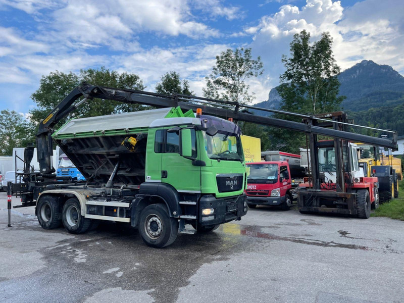MAN TGS 26.400 6x4 Tipper + Crane PK 15002 - Самосвал камион, Камион с кран: снимка 3 MAN TGS 26.400 6x4 Tipper + Crane PK 15002 - Самосвал камион, Камион с кран: снимка 3