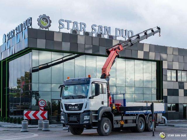 MAN TGS 26.400 6x6 PALFINGER PK 33002 EH Crane Kran - Бордови камион, Камион с кран: снимка 2 MAN TGS 26.400 6x6 PALFINGER PK 33002 EH Crane Kran - Бордови камион, Камион с кран: снимка 2
