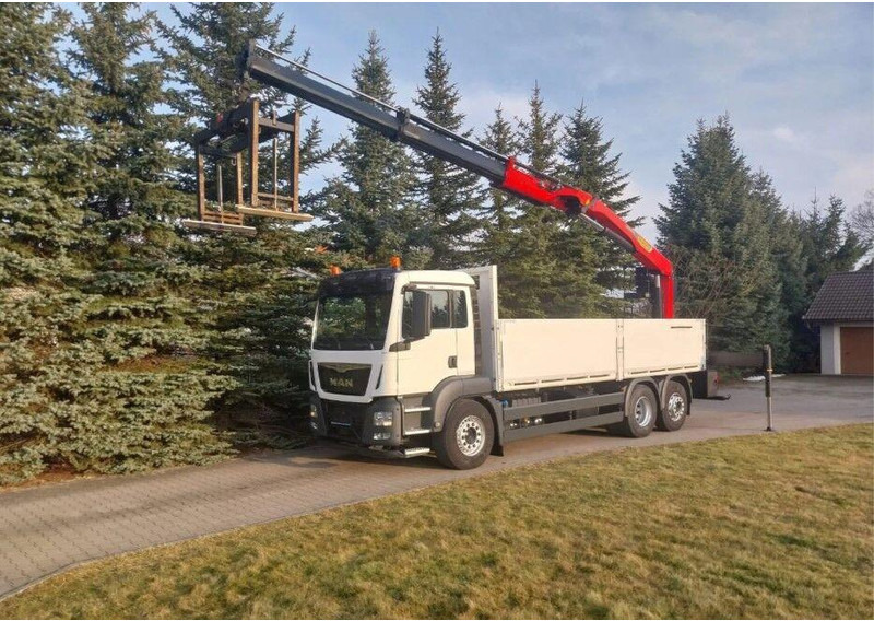 MAN TGS 26.400 Crane Palfinger PK 23001L - Бордови камион, Камион с кран: снимка 1 MAN TGS 26.400 Crane Palfinger PK 23001L - Бордови камион, Камион с кран: снимка 1