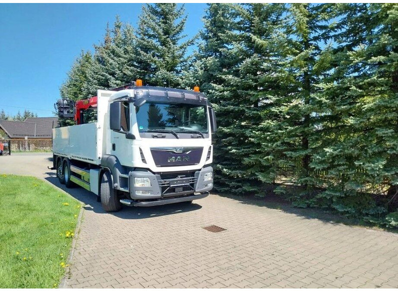 MAN TGS 26.400 Flatbed + Crane Palfinger PK 23001L - Бордови камион, Камион с кран: снимка 5 MAN TGS 26.400 Flatbed + Crane Palfinger PK 23001L - Бордови камион, Камион с кран: снимка 5