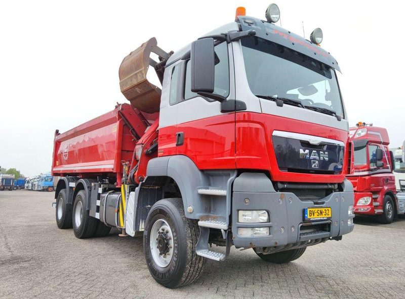 MAN TGS 26.400 - Самосвал камион, Камион с кран: снимка 3 MAN TGS 26.400 - Самосвал камион, Камион с кран: снимка 3
