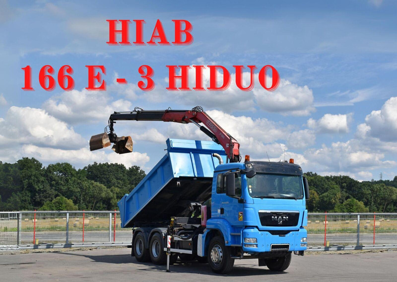 MAN TGS 26 400 - Самосвал камион, Камион с кран: снимка 1 MAN TGS 26 400 - Самосвал камион, Камион с кран: снимка 1