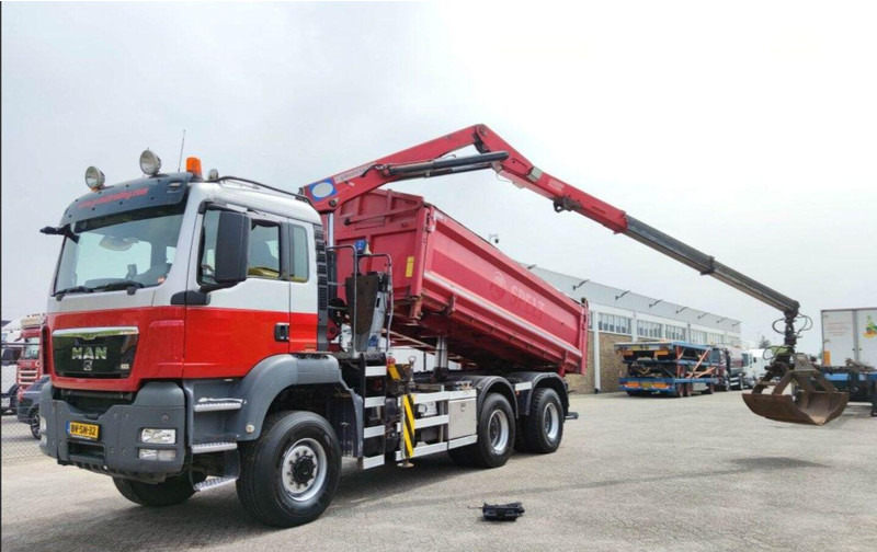MAN TGS 26.400 - Самосвал камион, Камион с кран: снимка 5 MAN TGS 26.400 - Самосвал камион, Камион с кран: снимка 5