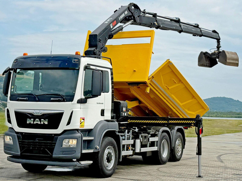 MAN TGS 26.400 * HIAB X-HIDUO 188 E-3 + FUNK * 6x4 - Самосвал камион, Камион с кран: снимка 3 MAN TGS 26.400 * HIAB X-HIDUO 188 E-3 + FUNK * 6x4 - Самосвал камион, Камион с кран: снимка 3