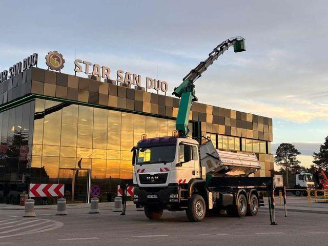 MAN TGS 26.440 6x6 PALFINGER PK 36002 Crane Basket - Самосвал камион, Камион с кран: снимка 1 MAN TGS 26.440 6x6 PALFINGER PK 36002 Crane Basket - Самосвал камион, Камион с кран: снимка 1