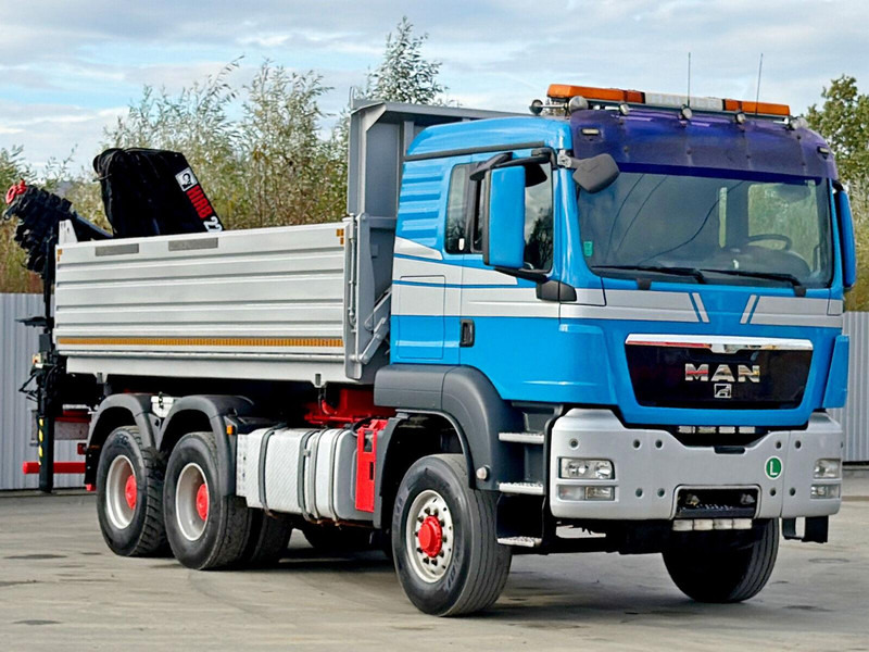 MAN TGS 26.480 * KIPPER * HIAB 220 - C5 + FUNK / 6x6 - Самосвал камион, Камион с кран: снимка 3 MAN TGS 26.480 * KIPPER * HIAB 220 - C5 + FUNK / 6x6 - Самосвал камион, Камион с кран: снимка 3