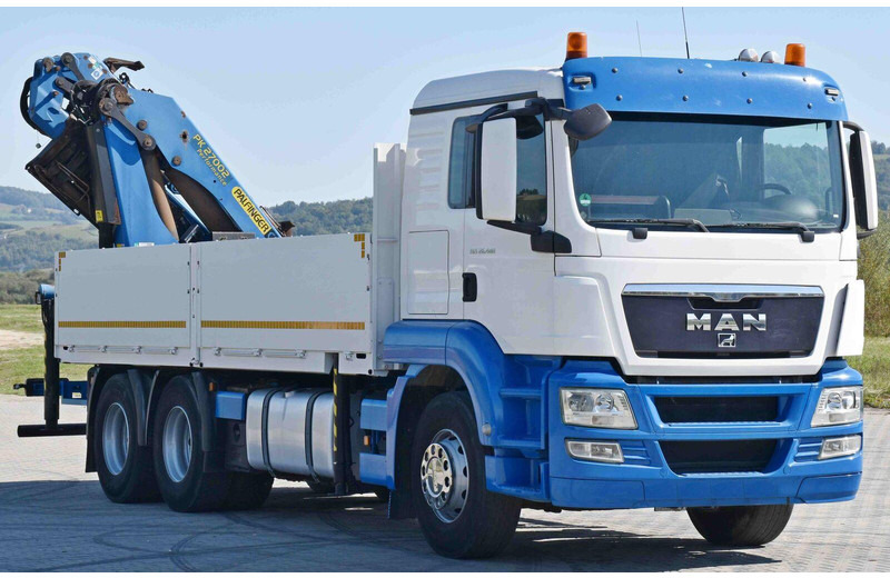 MAN TGS 26.480 * PK 27002 + JIB PJ060 + FUNK / 6x4 - Бордови камион, Камион с кран: снимка 4 MAN TGS 26.480 * PK 27002 + JIB PJ060 + FUNK / 6x4 - Бордови камион, Камион с кран: снимка 4