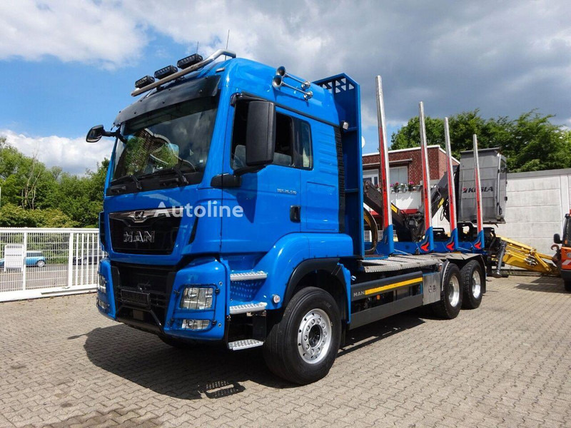 MAN TGS 26.510 - Timber truck+crane - Камион за дърва, Камион с кран: снимка 2 MAN TGS 26.510 - Timber truck+crane - Камион за дърва, Камион с кран: снимка 2