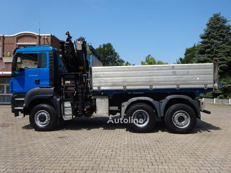 MAN TGS 28.400 - 3 way tipper+crane - Самосвал камион, Камион с кран: снимка 2 MAN TGS 28.400 - 3 way tipper+crane - Самосвал камион, Камион с кран: снимка 2