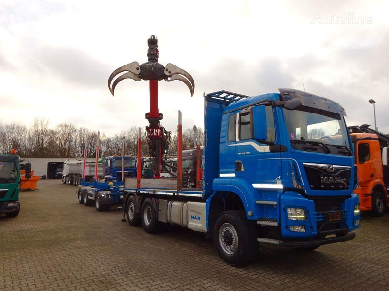 MAN TGS 28.500 6x4 Log truck + Crane Epsilon + Trailer - Камион за дърва, Камион с кран: снимка 5 MAN TGS 28.500 6x4 Log truck + Crane Epsilon + Trailer - Камион за дърва, Камион с кран: снимка 5