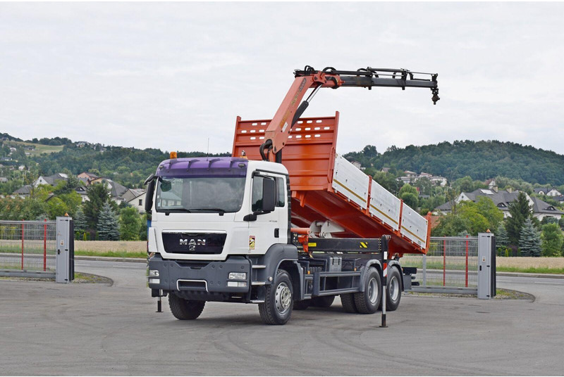 MAN TGS 33.360*KIPPER 6,40m *PK 15500 * 6x4 - Самосвал камион, Камион с кран: снимка 2 MAN TGS 33.360*KIPPER 6,40m *PK 15500 * 6x4 - Самосвал камион, Камион с кран: снимка 2