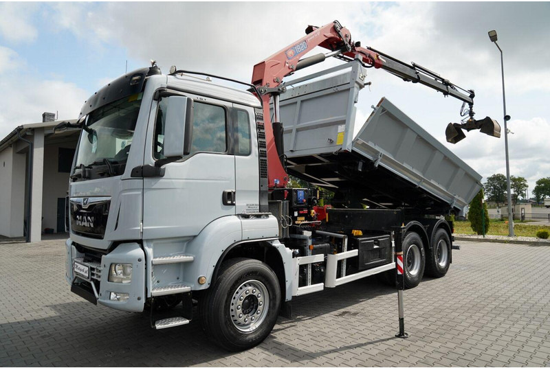 MAN TGS 33.360 / WYWROTKA + HDS - Самосвал камион, Камион с кран: снимка 2 MAN TGS 33.360 / WYWROTKA + HDS - Самосвал камион, Камион с кран: снимка 2