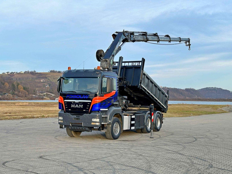 MAN TGS 33.480 - Самосвал камион, Камион с кран: снимка 2 MAN TGS 33.480 - Самосвал камион, Камион с кран: снимка 2