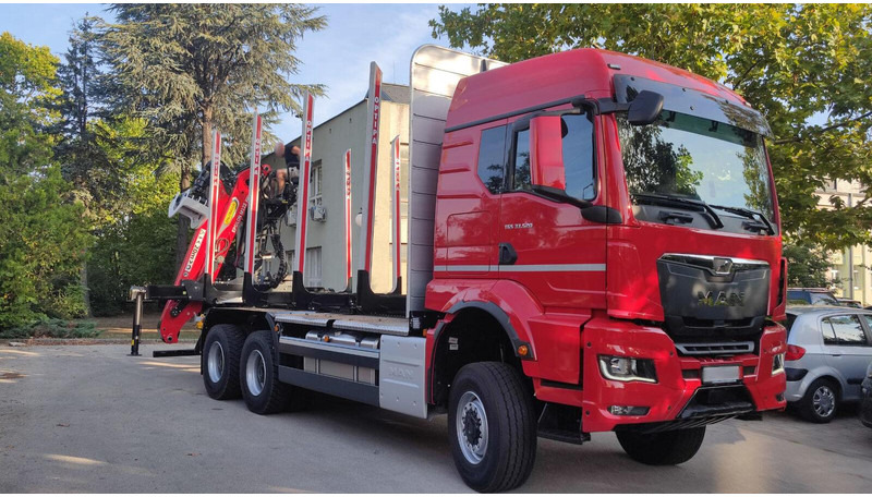 MAN TGS 33.520 - Камион за дърва, Камион с кран: снимка 2 MAN TGS 33.520 - Камион за дърва, Камион с кран: снимка 2