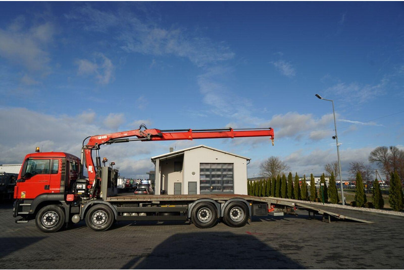 MAN TGS 35.360 / 8x2-4 / LAWETA + HDS HIAB 166 E-2 / 4 OSIOWY / NAJ - Камион пътна помощ: снимка 2 MAN TGS 35.360 / 8x2-4 / LAWETA + HDS HIAB 166 E-2 / 4 OSIOWY / NAJ - Камион пътна помощ: снимка 2