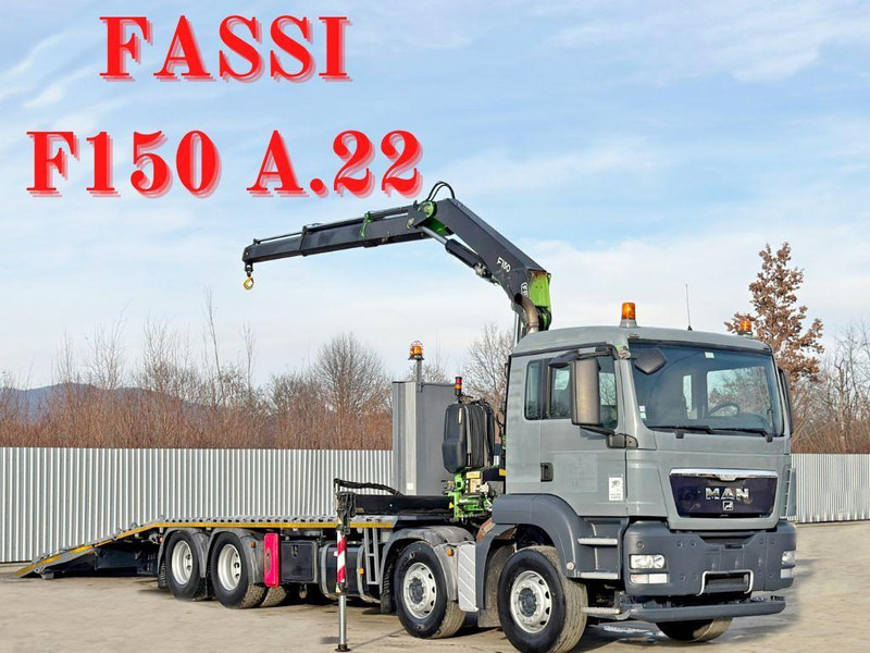 MAN TGS 35.360 * FASSI F150 A.22 + FUNK* TOPZUSTAND - Камион пътна помощ: снимка 1 MAN TGS 35.360 * FASSI F150 A.22 + FUNK* TOPZUSTAND - Камион пътна помощ: снимка 1