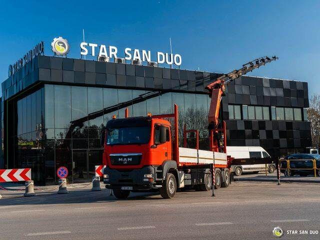 MAN TGS 35.400 PALFINGER PK 44002 WINCH TRIDEM KRAN - Бордови камион, Камион с кран: снимка 1 MAN TGS 35.400 PALFINGER PK 44002 WINCH TRIDEM KRAN - Бордови камион, Камион с кран: снимка 1