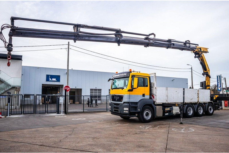 MAN TGS 35.440 8x4 Crane Palfinger PK 42002-SH - Бордови камион, Камион с кран: снимка 2 MAN TGS 35.440 8x4 Crane Palfinger PK 42002-SH - Бордови камион, Камион с кран: снимка 2
