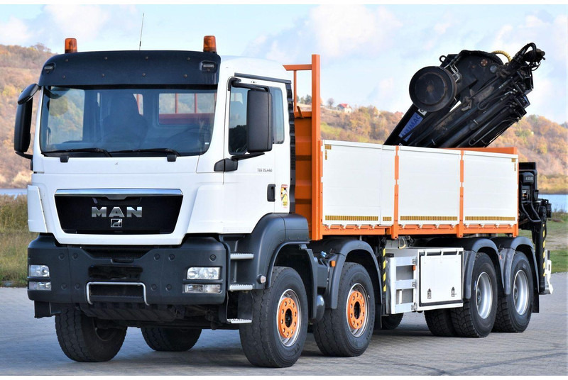 MAN TGS 35.440 * HIAB 322 EP-5HIPRO+FUNK / 8x4! - Бордови камион, Камион с кран: снимка 3 MAN TGS 35.440 * HIAB 322 EP-5HIPRO+FUNK / 8x4! - Бордови камион, Камион с кран: снимка 3