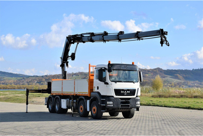 MAN TGS 35.440 * HIAB 322 EP-5HIPRO+FUNK / 8x4! - Бордови камион, Камион с кран: снимка 2 MAN TGS 35.440 * HIAB 322 EP-5HIPRO+FUNK / 8x4! - Бордови камион, Камион с кран: снимка 2