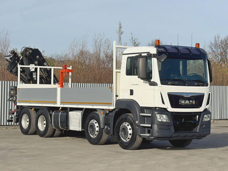 MAN TGS 35.440 * HIAB XS 244 HIPRO +FUNK / 8x4 - Бордови камион, Камион с кран: снимка 3 MAN TGS 35.440 * HIAB XS 244 HIPRO +FUNK / 8x4 - Бордови камион, Камион с кран: снимка 3