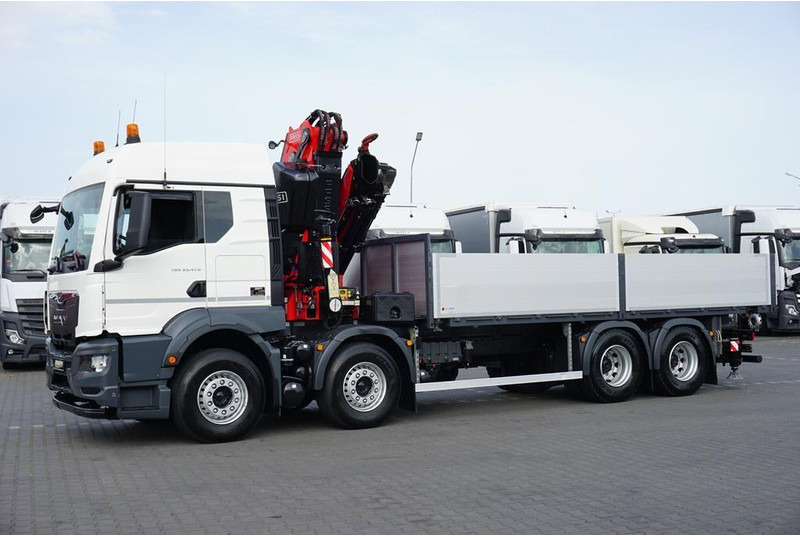 MAN TGS / 35.470 / E 6 / SKRZYNIOWY + HDS / FASSI F 545 / ŁAD. 13 10 - Бордови камион, Камион с кран: снимка 5 MAN TGS / 35.470 / E 6 / SKRZYNIOWY + HDS / FASSI F 545 / ŁAD. 13 10 - Бордови камион, Камион с кран: снимка 5
