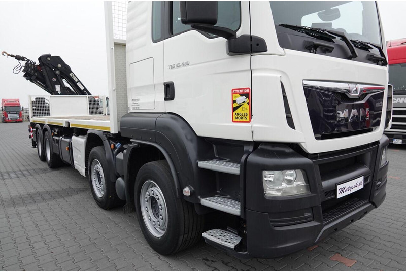 Бордови камион, Камион с кран MAN TGS 35.480: снимка 17