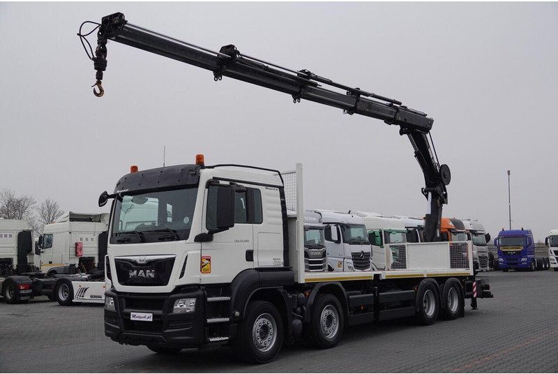 MAN TGS 35.480 - Бордови камион, Камион с кран: снимка 1 MAN TGS 35.480 - Бордови камион, Камион с кран: снимка 1