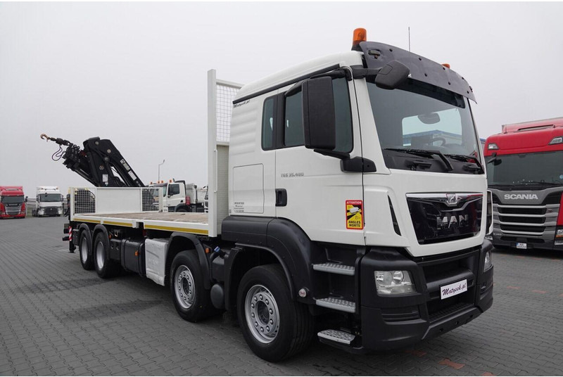 Бордови камион, Камион с кран MAN TGS 35.480: снимка 15