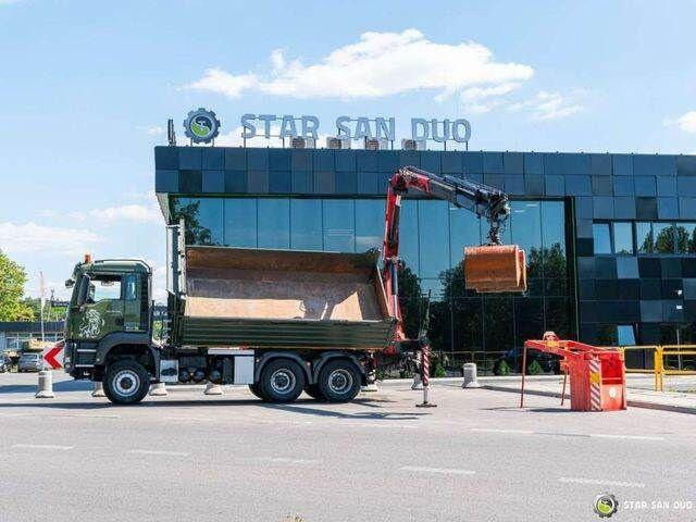 MAN TGS 35.480 PALFINGER PK 20002 HDS Grapple Tippe - Самосвал камион, Камион с кран: снимка 1 MAN TGS 35.480 PALFINGER PK 20002 HDS Grapple Tippe - Самосвал камион, Камион с кран: снимка 1