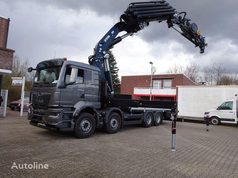 MAN TGS 35.510 - Бордови камион, Камион с кран: снимка 1 MAN TGS 35.510 - Бордови камион, Камион с кран: снимка 1