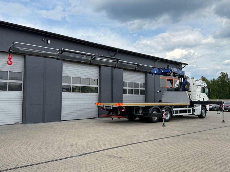 MAN TGS TGX 26.400 // E6 // 6x2 // platforma + FASSI F455RA.2.25 // - Бордови камион, Камион с кран: снимка 3 MAN TGS TGX 26.400 // E6 // 6x2 // platforma + FASSI F455RA.2.25 // - Бордови камион, Камион с кран: снимка 3