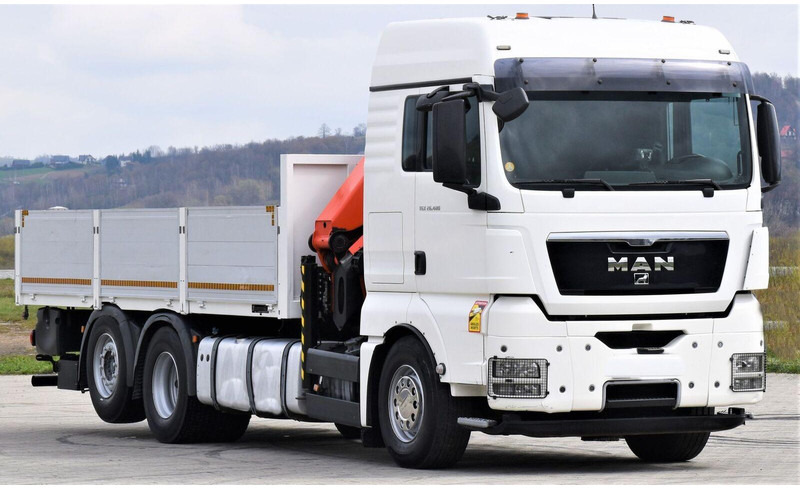 MAN TGX 26.480 - Бордови камион, Камион с кран: снимка 4 MAN TGX 26.480 - Бордови камион, Камион с кран: снимка 4
