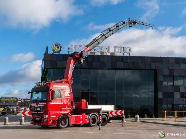 MAN TGX 28.500 6x2 HMF 5020K-RC Fly Jib Crane - Бордови камион, Камион с кран: снимка 2 MAN TGX 28.500 6x2 HMF 5020K-RC Fly Jib Crane - Бордови камион, Камион с кран: снимка 2