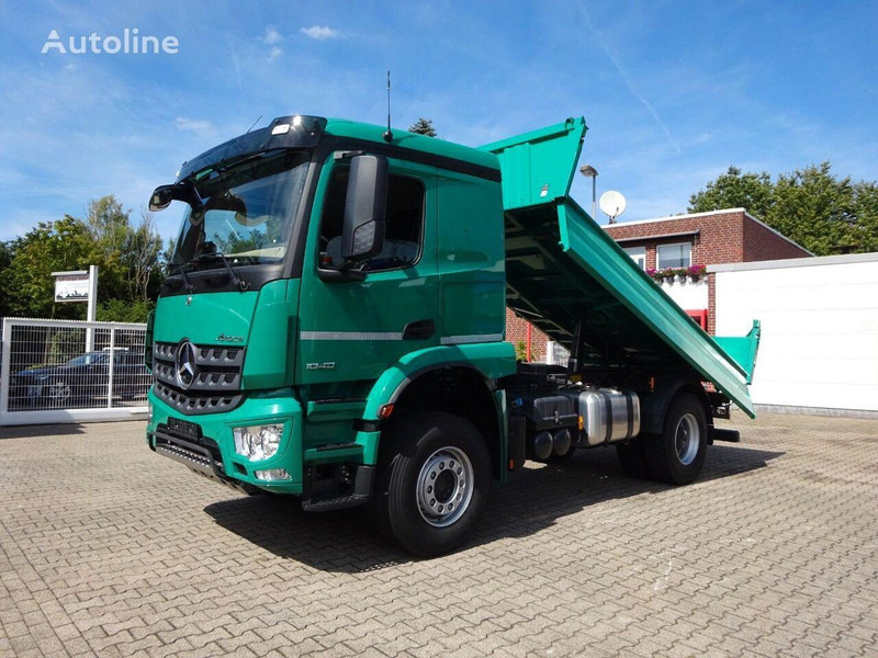 Mercedes-Benz 1843 Arocs 3 way Meiller tipper - Самосвал камион: снимка 1 Mercedes-Benz 1843 Arocs 3 way Meiller tipper - Самосвал камион: снимка 1