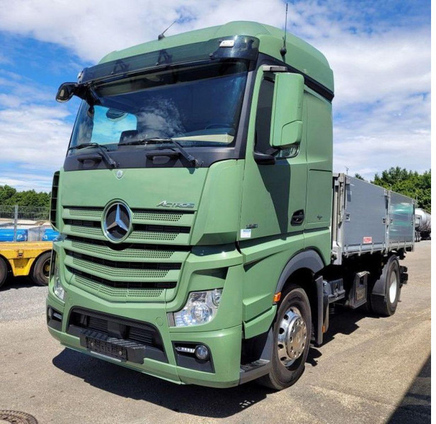Mercedes-Benz 1851 L 3 way grain tipper Kempf - Самосвал камион: снимка 1 Mercedes-Benz 1851 L 3 way grain tipper Kempf - Самосвал камион: снимка 1