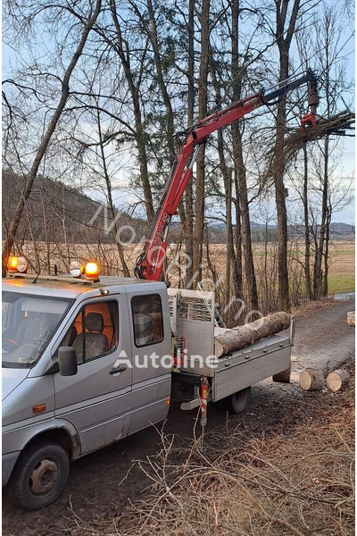 Mercedes-Benz 413 - Doka tipper+crane with gripper - Самосвал камион, Камион с кран: снимка 2 Mercedes-Benz 413 - Doka tipper+crane with gripper - Самосвал камион, Камион с кран: снимка 2