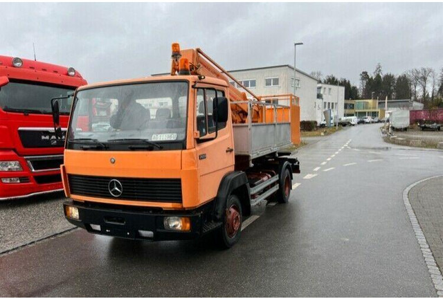 Mercedes-Benz 709 Bucket truck Wumag 14 m - Автовишка: снимка 1 Mercedes-Benz 709 Bucket truck Wumag 14 m - Автовишка: снимка 1