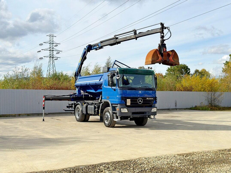 Mercedes-Benz ACTROS 1841 * PK 10501 + FUNK * TOP * 4x4 - Самосвал камион, Камион с кран: снимка 4 Mercedes-Benz ACTROS 1841 * PK 10501 + FUNK * TOP * 4x4 - Самосвал камион, Камион с кран: снимка 4