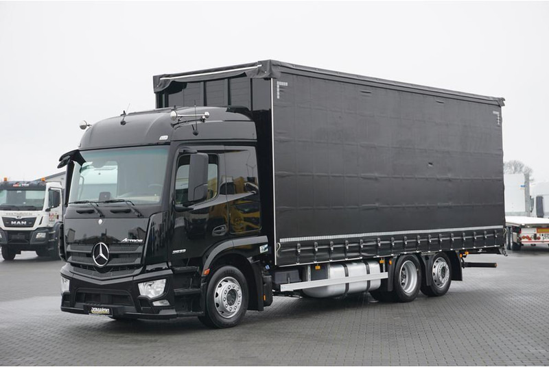 Mercedes-Benz ACTROS / 2533 / ACC / E 6 / FIRANKA / ŁAD. 15 450 KG / 19 PALET - Камион с брезент: снимка 2 Mercedes-Benz ACTROS / 2533 / ACC / E 6 / FIRANKA / ŁAD. 15 450 KG / 19 PALET - Камион с брезент: снимка 2