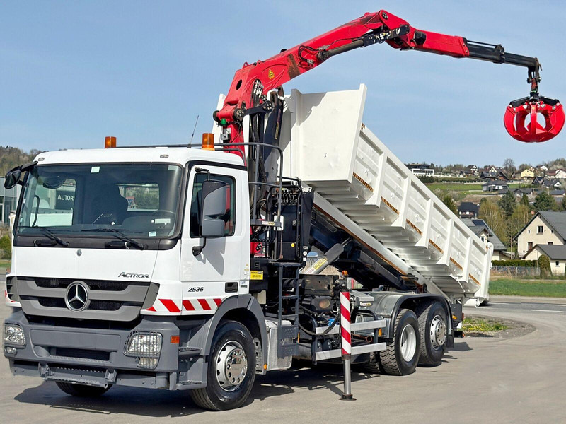 Mercedes-Benz ACTROS 2536 - Мултилифт с кука камион, Камион с кран: снимка 4 Mercedes-Benz ACTROS 2536 - Мултилифт с кука камион, Камион с кран: снимка 4