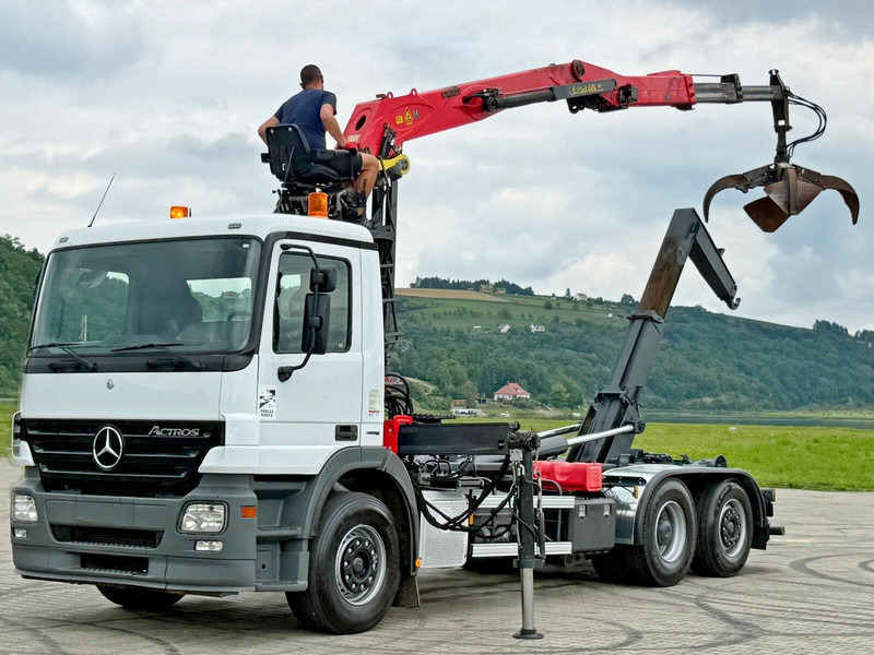 Mercedes-Benz ACTROS 2541 ABROLLKIPPER EPSILON E140Z81 TOP - Мултилифт с кука камион, Камион с кран: снимка 2 Mercedes-Benz ACTROS 2541 ABROLLKIPPER EPSILON E140Z81 TOP - Мултилифт с кука камион, Камион с кран: снимка 2